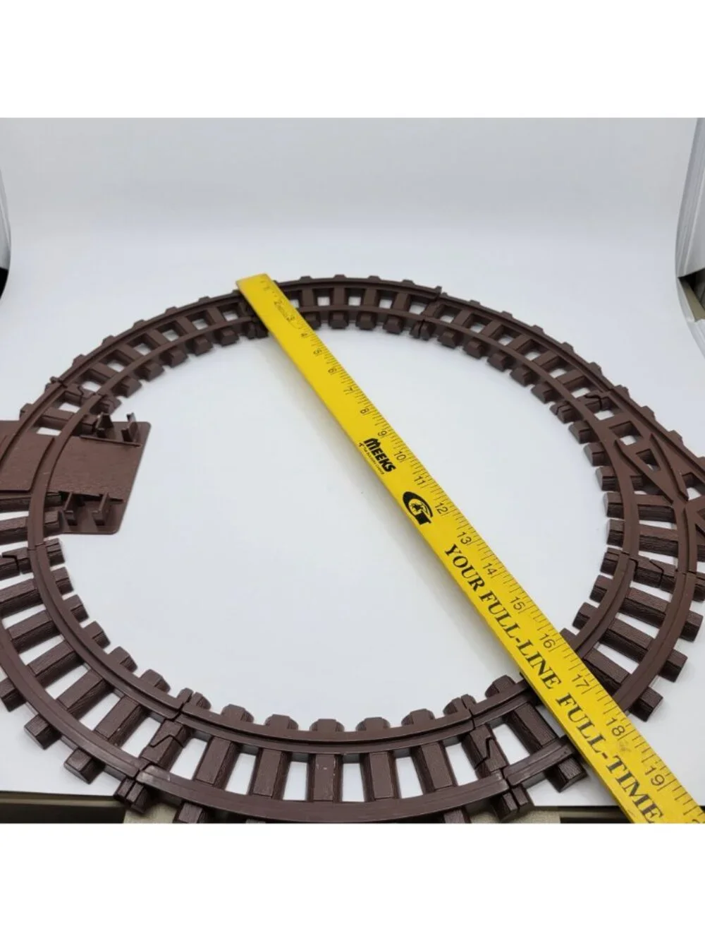 K'NEX Lincoln Logs Lot of 8 Replacement Dark Brown Train Tracks